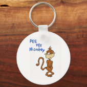 Pee Pee Monkey Schlüsselanhänger (Vorderseite)