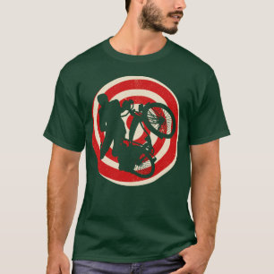 Pee Wee Herman auf seinem Fahrrad retro T-Shirt