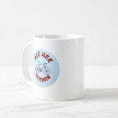 Pee Wee Herman Bike Kaffeetasse (Vorderseite Links)