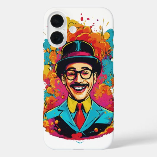 Pee Wee Herman iPhone 16 Barely There Case" Case-Mate iPhone Hülle (Rückseite)