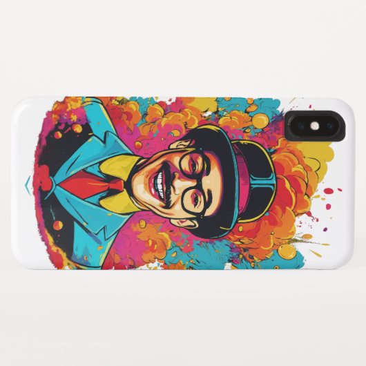 Pee Wee Herman Laughing iPhone XS Max Case" Case-Mate iPhone Hülle (Rückseite (Horizontal))