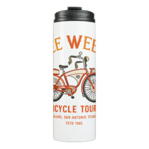 Pee-wee’s Big Adventure Fahrrad Ikonisches Rotes F Thermosbecher