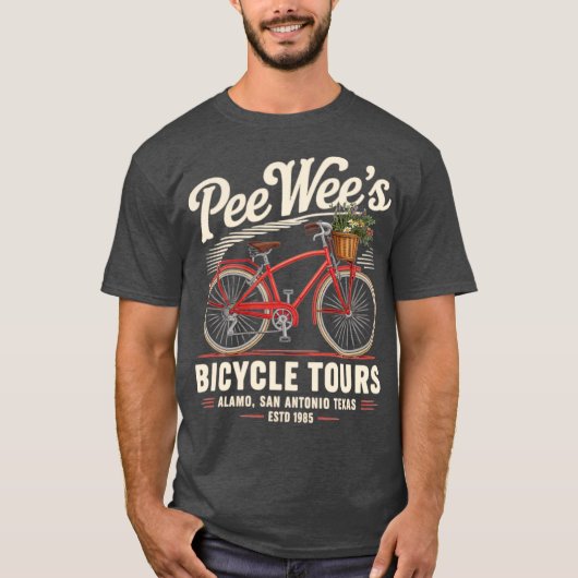 Pee Wee's Bicycle Tours T-Shirt (Vorderseite)
