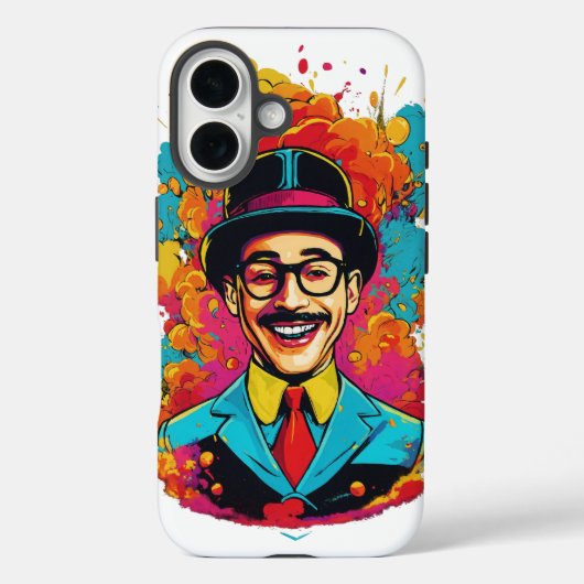 Pee Wee's Playful iPhone 16" Case-Mate iPhone Hülle (Rückseite)