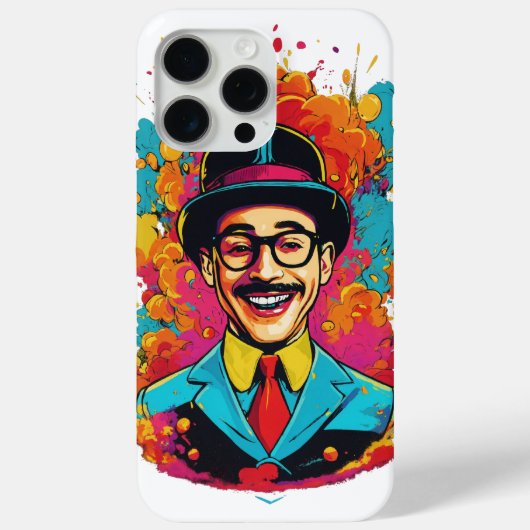 Pee Wee's spielerisches Lachen" Case-Mate iPhone Hülle (Rückseite)