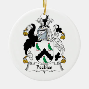 Peebles Familienwappen Keramikornament