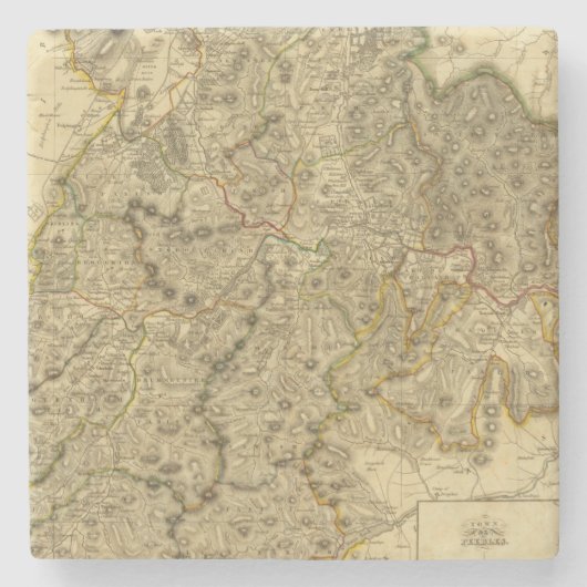 PeeblesShire Steinuntersetzer (Vorderseite)