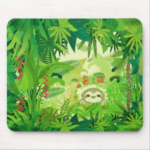 Peek a Boo Dschungelfaultier Mousepad