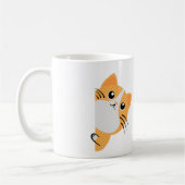 Peek-a-boo - Ginger Cat Kaffeetasse (Links)