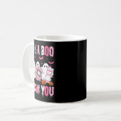 Peek A Boo I Scan You Soky Sonographer Ultrasound Kaffeetasse (Vorderseite Links)