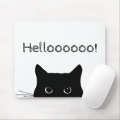 Peek-a-Boo-Kätzchen-Mauspad Mousepad (Mit Mouse)