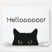 Peek-a-Boo-Kätzchen-Mauspad Mousepad (Vorne)