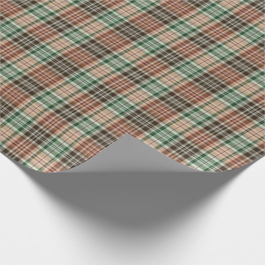 Peek-a-Boo Kitten Claus Geschenkpapier (Ecke)