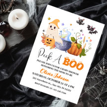Peek-A-Boo | Kleiner Halloween-Geist Baby Shower
