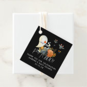 Peek A-Boo Little Ghost Halloween Baby Shower Geschenkanhänger (Beispiel)