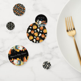 Peek A-Boo Little Ghost Halloween Baby Shower Konfetti