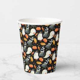 Peek A-Boo Little Ghost Halloween Baby Shower Pappbecher