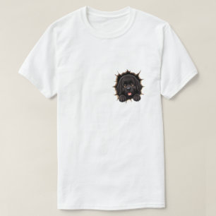 Peek A Boo Newfie-Welpe T-Shirt