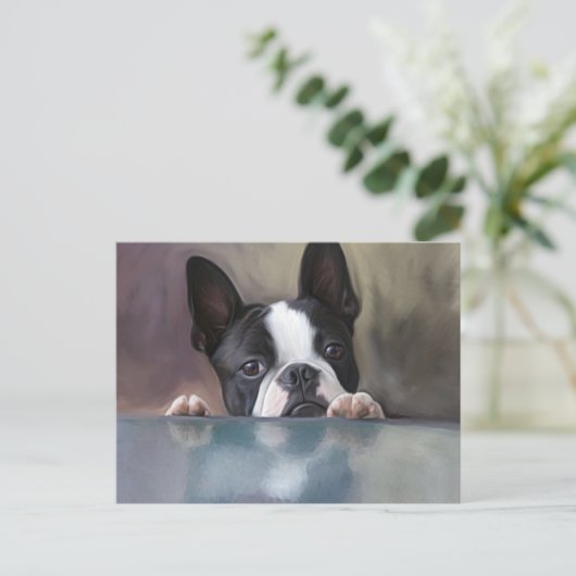 Peek A Boo Postkarte (Stehend Vorderseite)