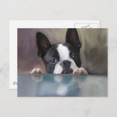 Peek A Boo Postkarte (Vorne/Hinten)