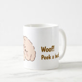 Peek-a-boo - Puppy Kaffeetasse (VorderseiteRechts)
