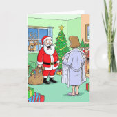 Peek-a-Boo Sleigh Karte (Vorderseite)