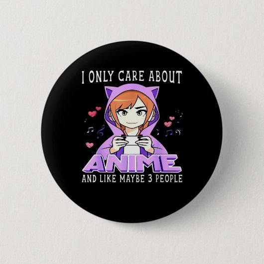 Peekabo Anime Manga Button (Vorderseite)