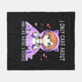 Peekabo Anime Manga Fleecedecke (Vorderseite (Horizontal))