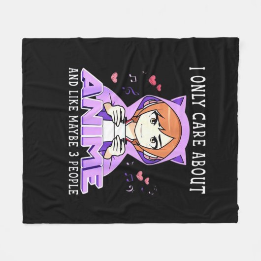 Peekabo Anime Manga Fleecedecke (Vorderseite (Horizontal))