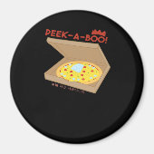 Peekabo Basic & Funny Design Magnet (Vorne)