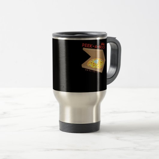 Peekabo Basic & Funny Design Reisebecher (VorderseiteRechts)