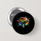 Peekabo-Entwurf zu Halloween Button (Vorne & Hinten)