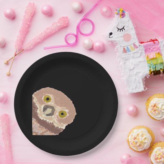 Peekabo Funny Design für Halloween Pappteller (Party)