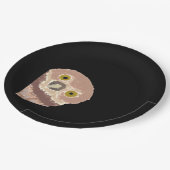 Peekabo Funny Design für Halloween Pappteller (Schrägansicht)