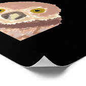 Peekabo Funny Design für Halloween Poster (Ecke)