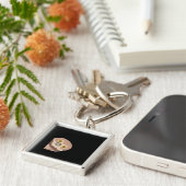 Peekabo Funny Design für Halloween Schlüsselanhänger (Seite)