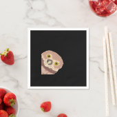 Peekabo Funny Design für Halloween Serviette (Beispiel)