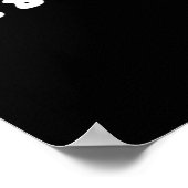 Peekabo Funny Halloween Poster (Ecke)