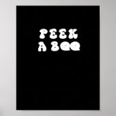 Peekabo Funny Halloween Poster (Vorne)