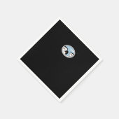 Peekabo Penguins Serviette (Ecke)