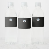 Peekabo Penguins Wasserflaschenetikett (Flaschen)