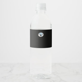 Peekabo Penguins Wasserflaschenetikett