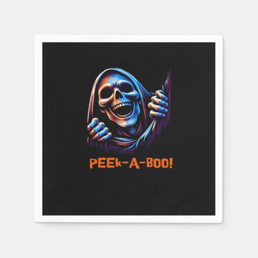 Peekabo Poltergeist Prankster Serviette (Vorderseite)