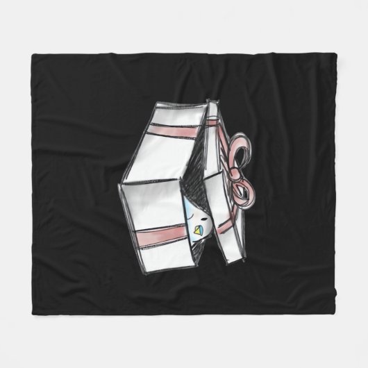 Peekabo Present Fleecedecke (Vorderseite (Horizontal))