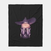 Peekabo Pumpkin Fleecedecke (Vorderseite)