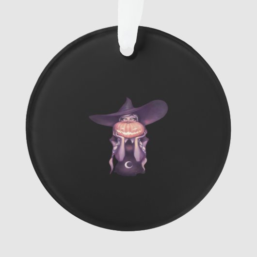 Peekabo Pumpkin Ornament (Vorderseite)