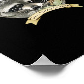 Peekabo Raccoon Poster (Ecke)