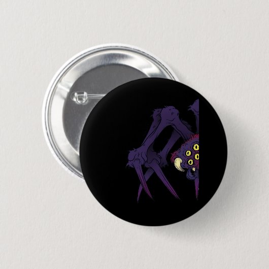Peekabo Spider Button (Vorne & Hinten)