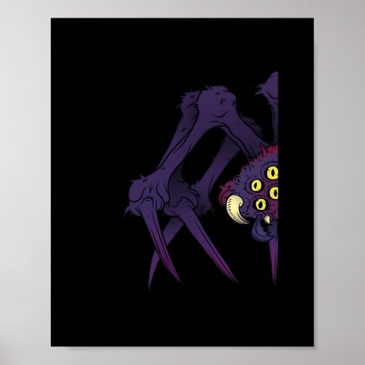 Peekabo Spider Poster (Vorne)