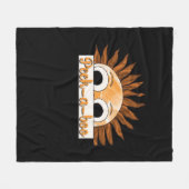 Peekabo Sunshine Fleecedecke (Vorderseite (Horizontal))